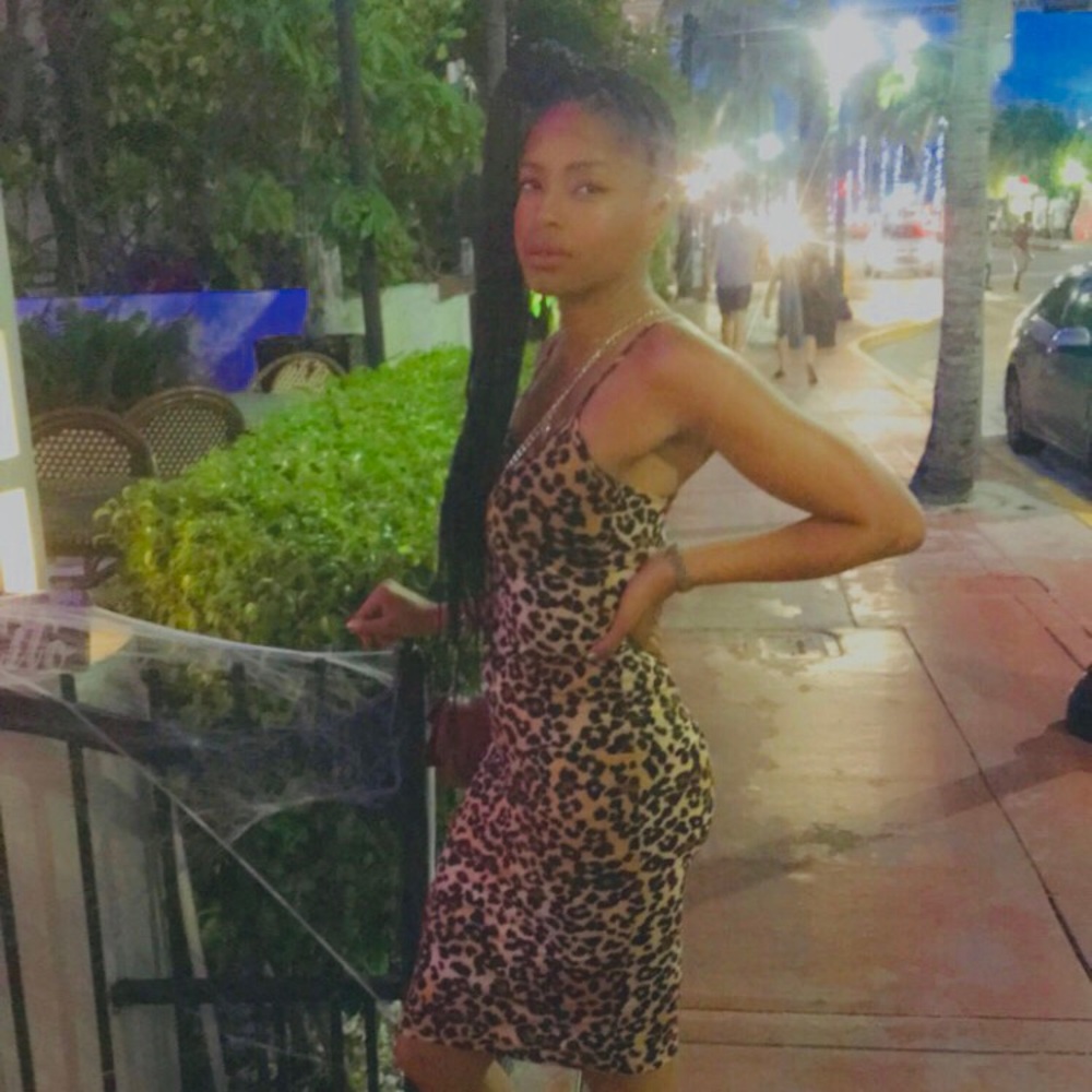 Leopard print dress